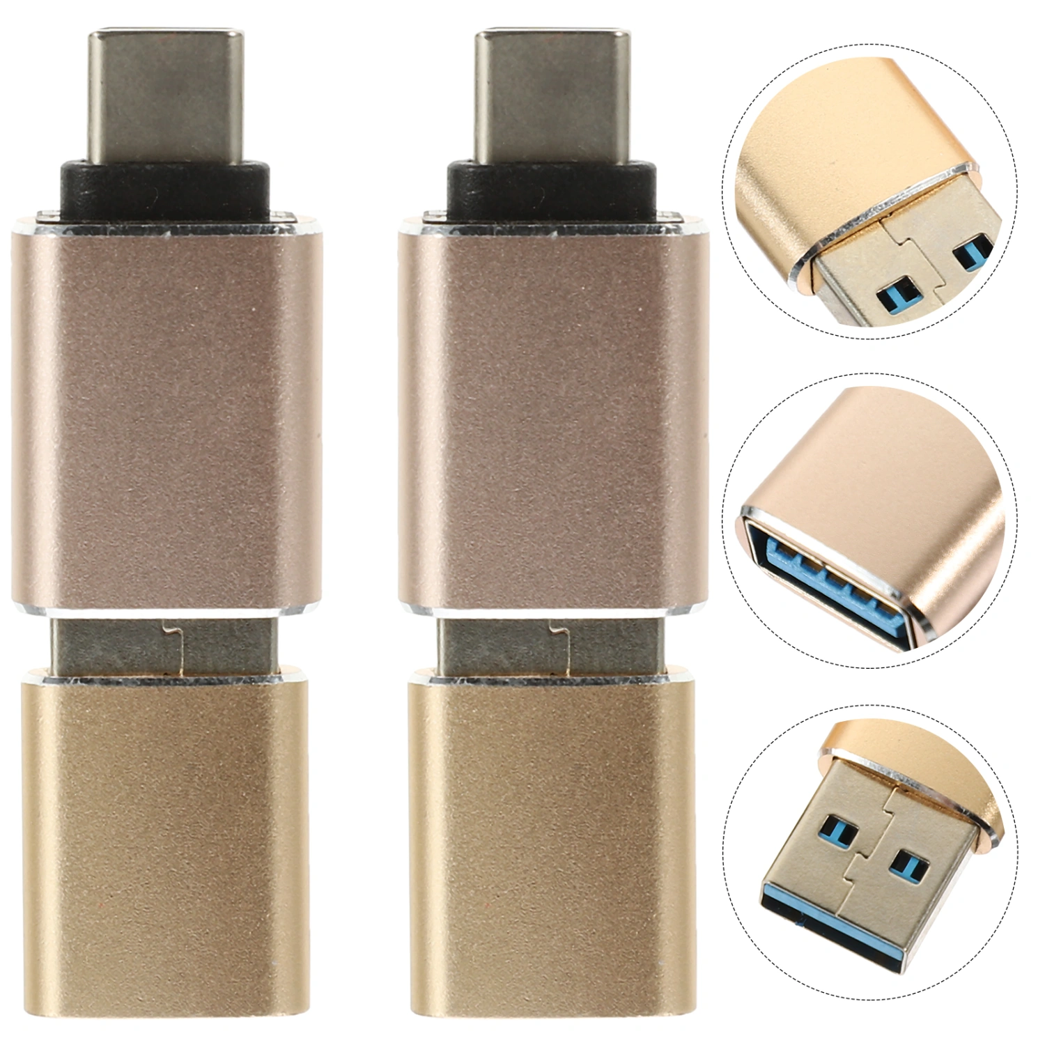 4pcs USB-C to USB Adapter OTG Adapter USB 3.0 to USB Type-C Converter Supply
