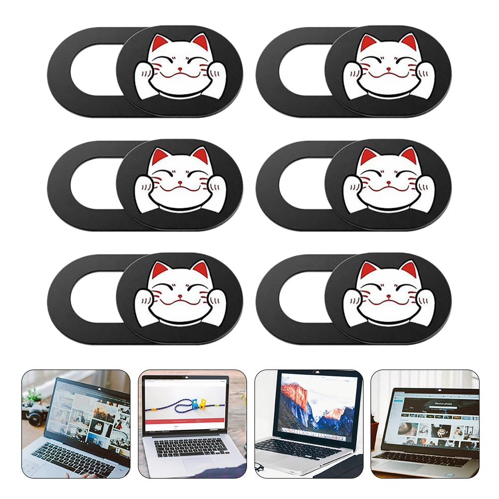 6pcs Webcam Cover Universal Laptop Camera Cover Slider for Privacy Protection