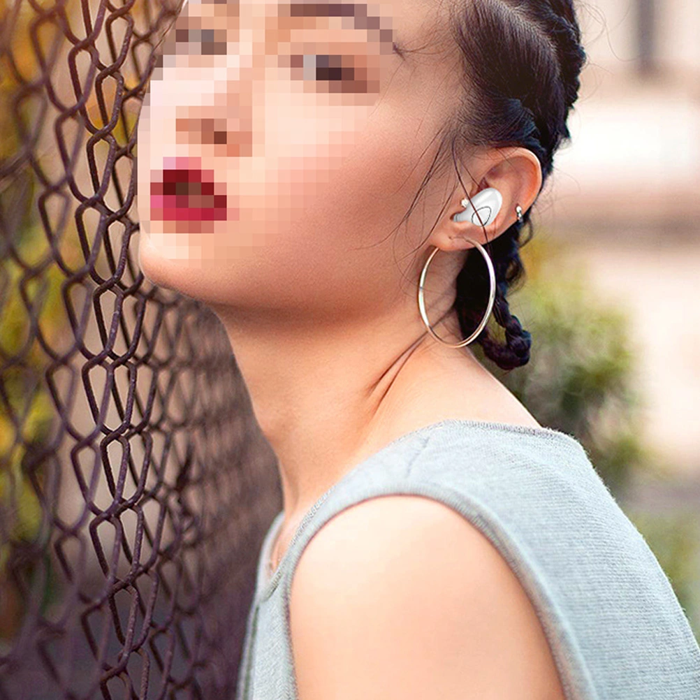 YX01 Single Mini Small Stereo In-Ear Earbuds Wireless Earphone Headset Headphone for Phone Silver