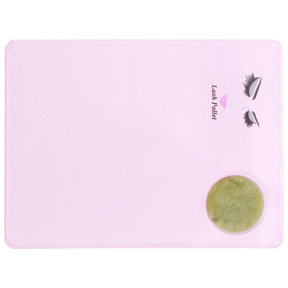 1Pc Eyelash Beautify Gasket Household Eyelash Grafting Plate for Salon (Pink)