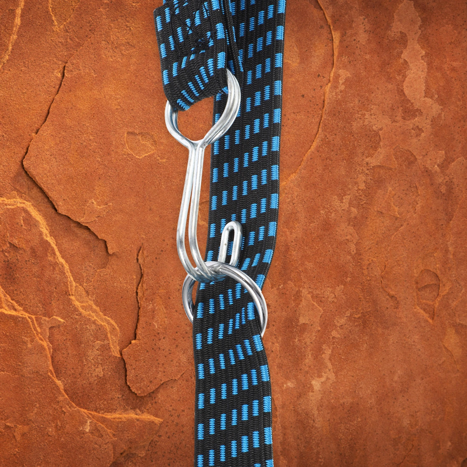 2pcs Bike Luggage Bungee Strap Adjustable Elastic Bungee Cord Straps with Hooks