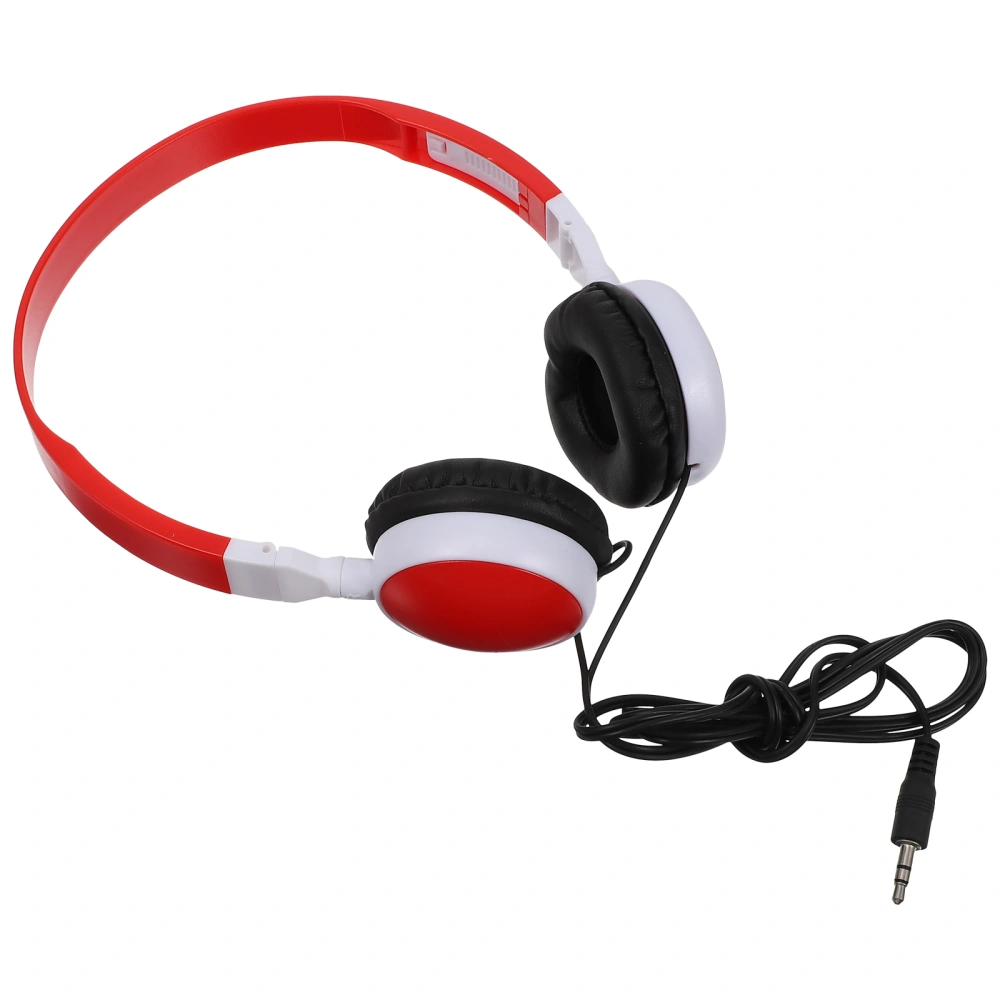 1pc Kid Headphone Stereo Foldable Music Headset Children Wired Earphone