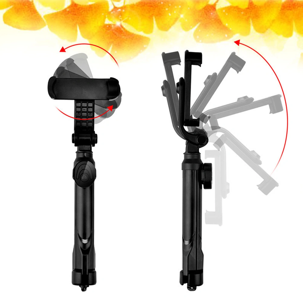 Handheld Monopod Selfie StickExtendable Tripod for Phone (Black)