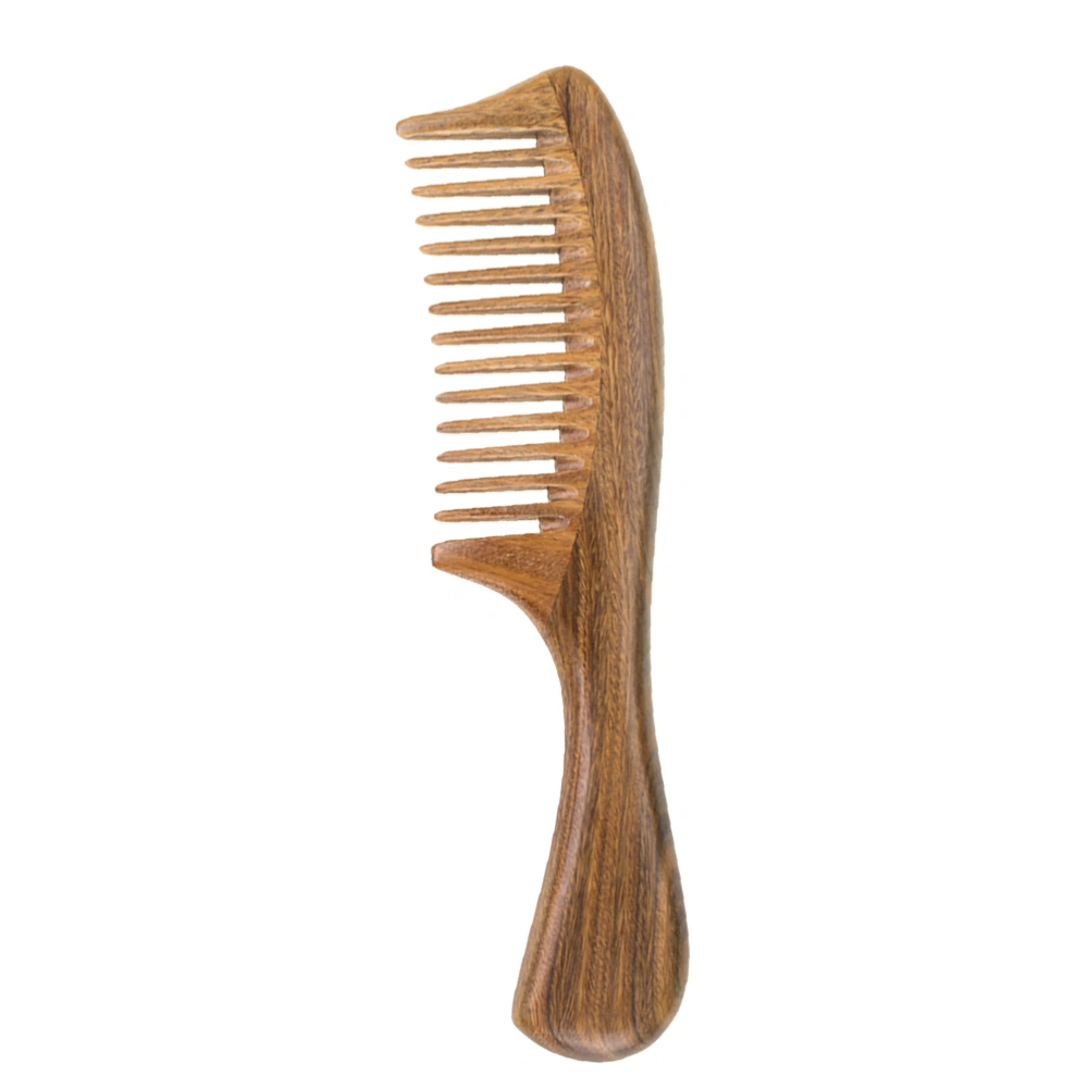 Vintage Sandalwood Comb Wide Tooth Hair Comb Portable Detangling Wooden Combs for Women