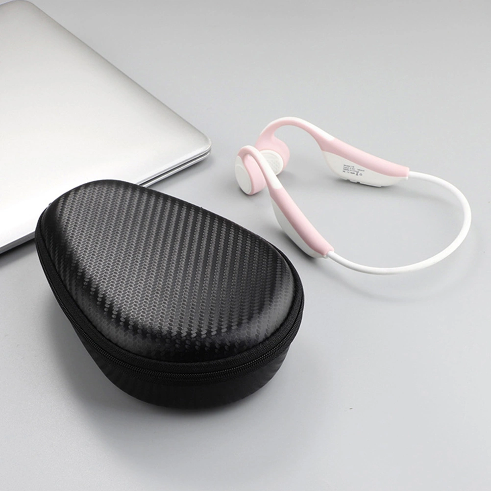 1pc Wireless Headset Earphone Storage Bag Headset Case Bag Headphone Carrying Case Compatible for AfterShokz Black