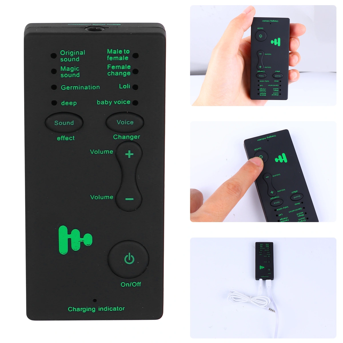 1 Set Phone Computer Sound Mini Voice Changer for Anchor (Random Style)