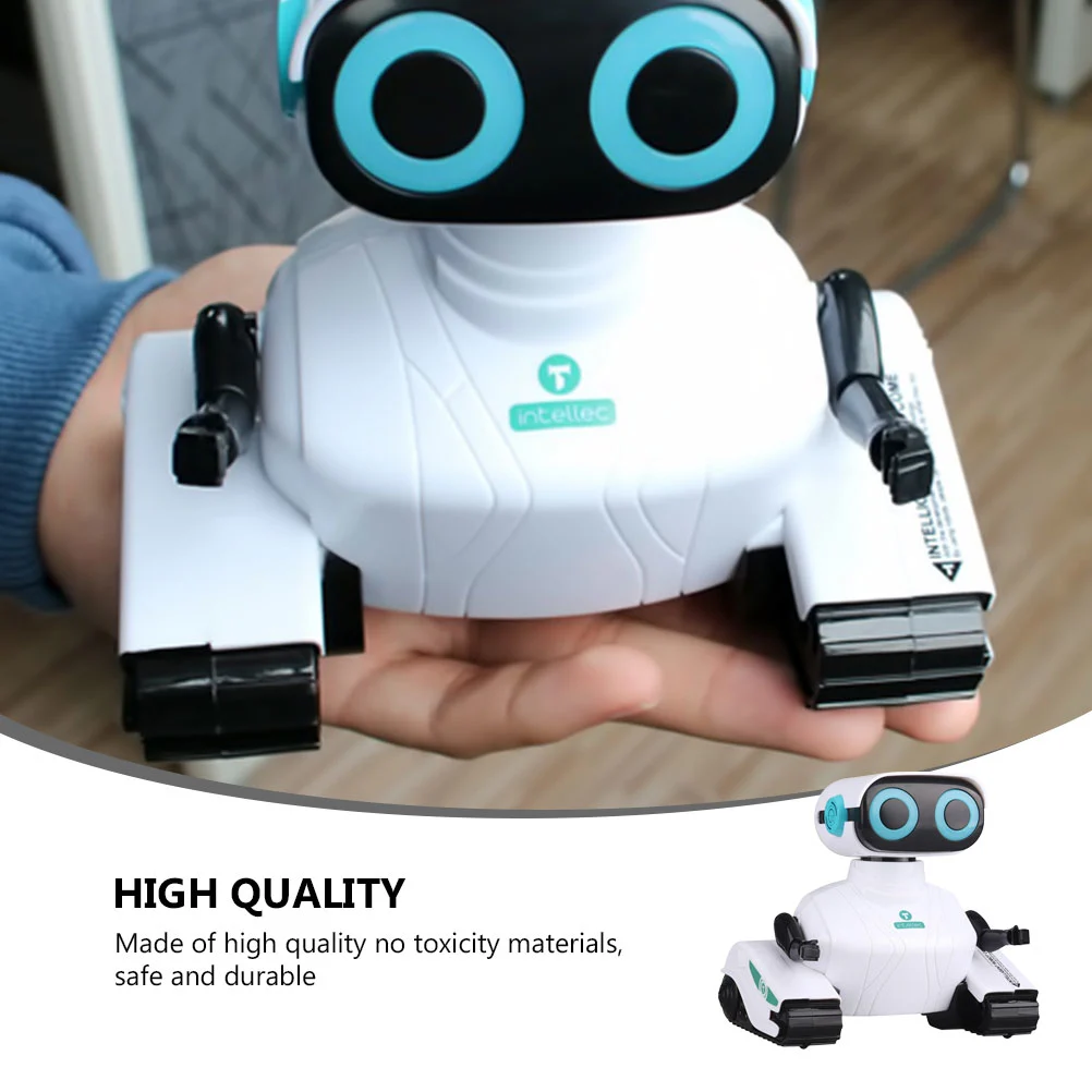 1pc Funny Children's Sound And Light Dancing Electric Robot Toy (White)