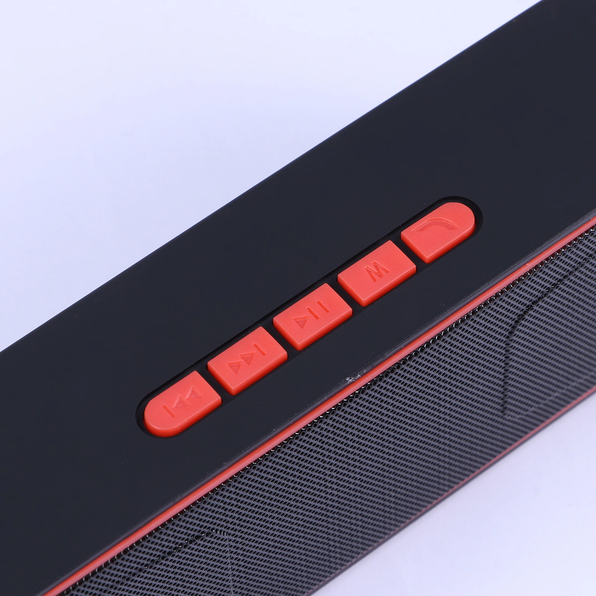 Mini Portable Wireless4.0 Speaker Subwoofer USB Flash Stereo MP3 Player(Red)