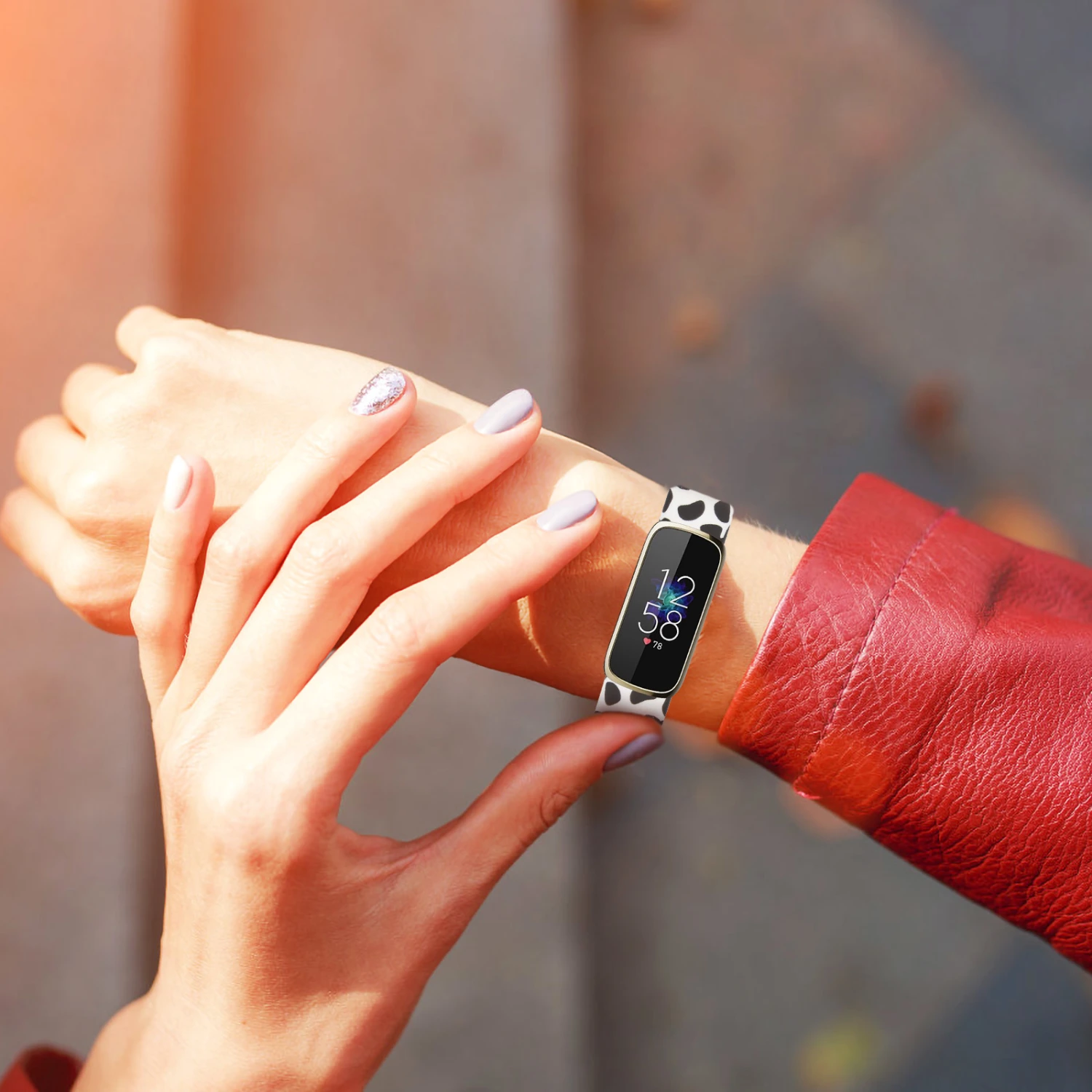 1pc Stylish Smart Watch Strap Decorative Sports Watch Strap Smart Watch Band
