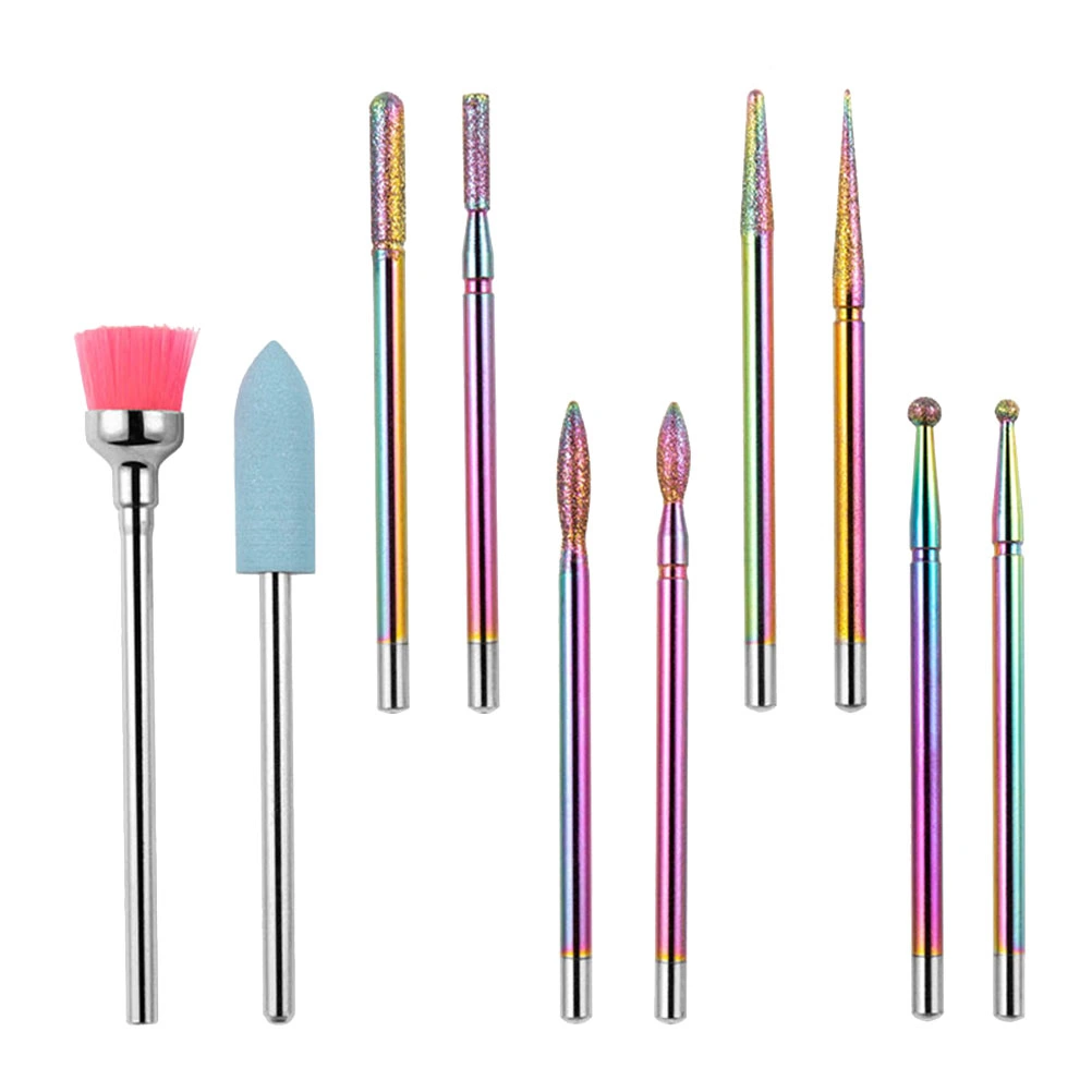 1 Set Female Nail Art Grinder Durable Nail Polishing Tool Grinding Head Brush