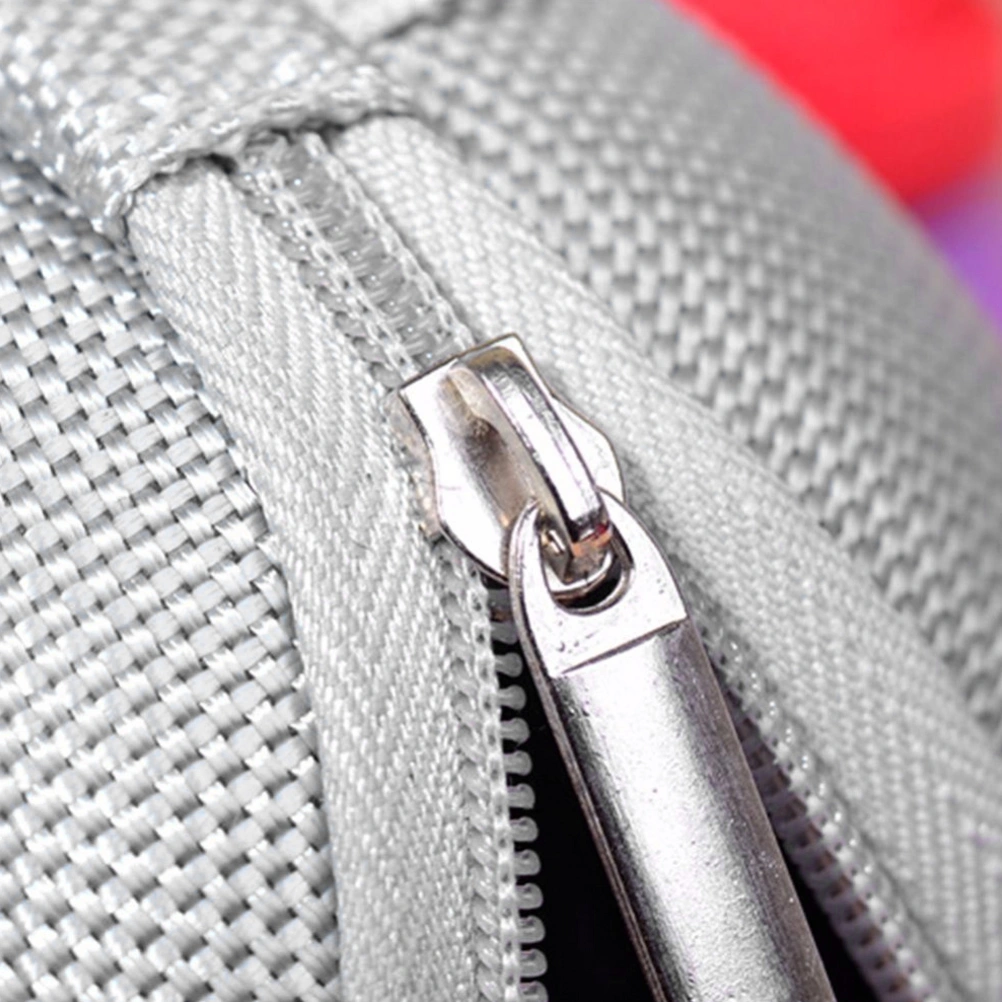 Travel Carry Portable Protective Zipper Hard Case Cover Bag BoxSpeaker (Gray)