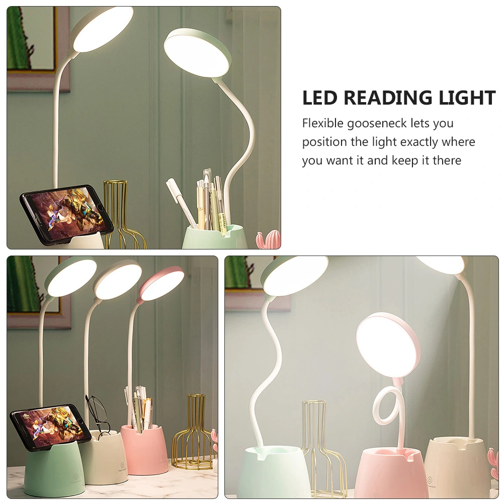 1pc USB Charging Table Lamp Desktop Touch Screen Desk Lamp Rotatory Table Lamp