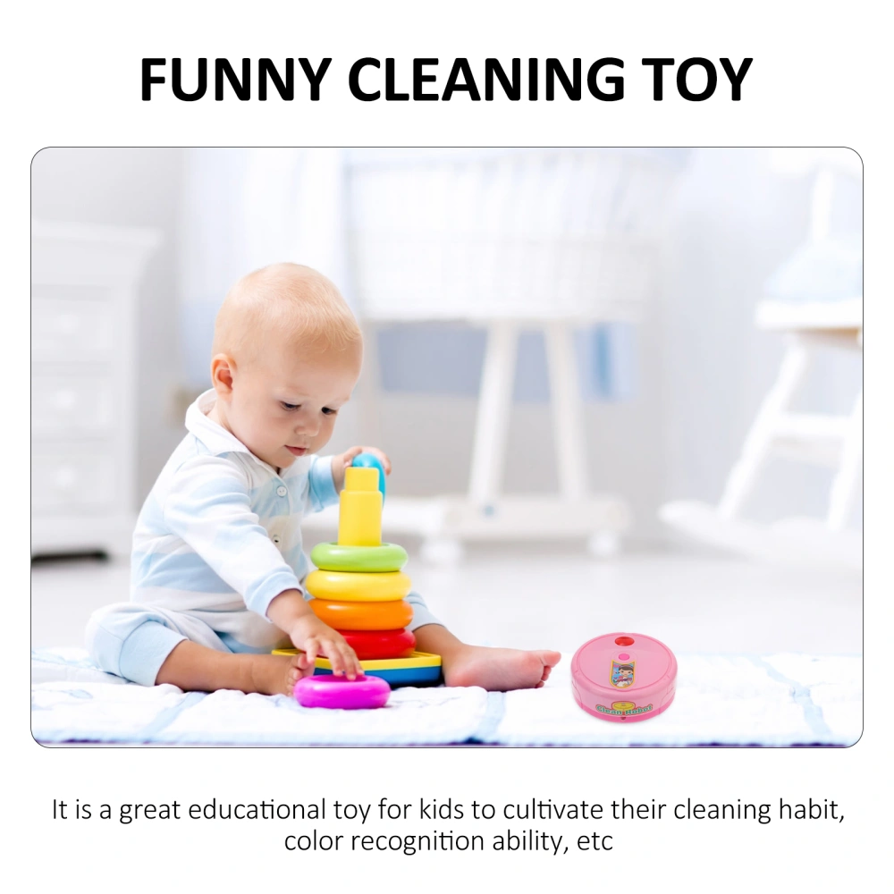 1Pc Mini Electric Cleaning Robot Toy Children Appliance Toy Kids Educational Toy