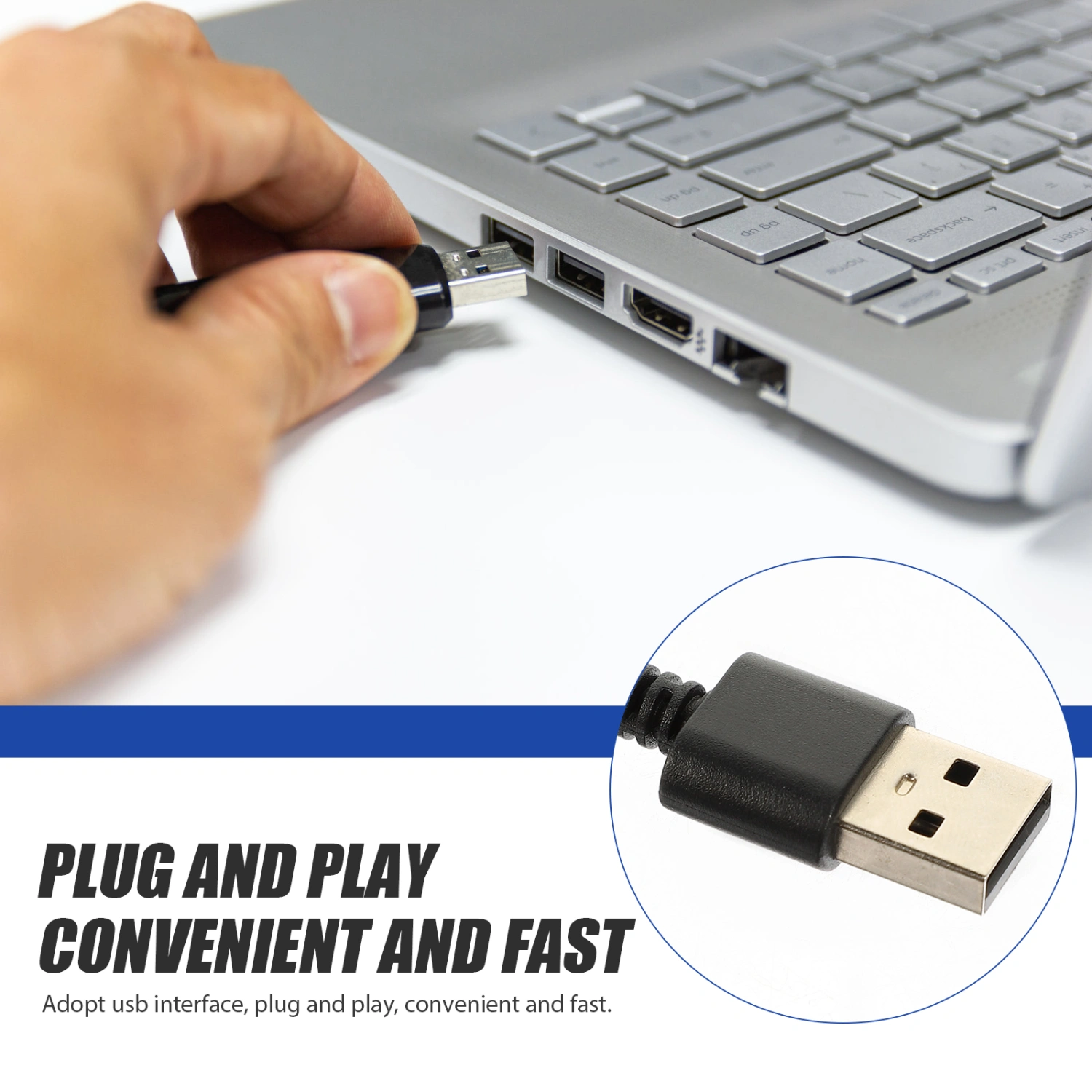 Usb Hub 4 Ports Usb Connector Usb Splitter Port Expander For Laptop Computer