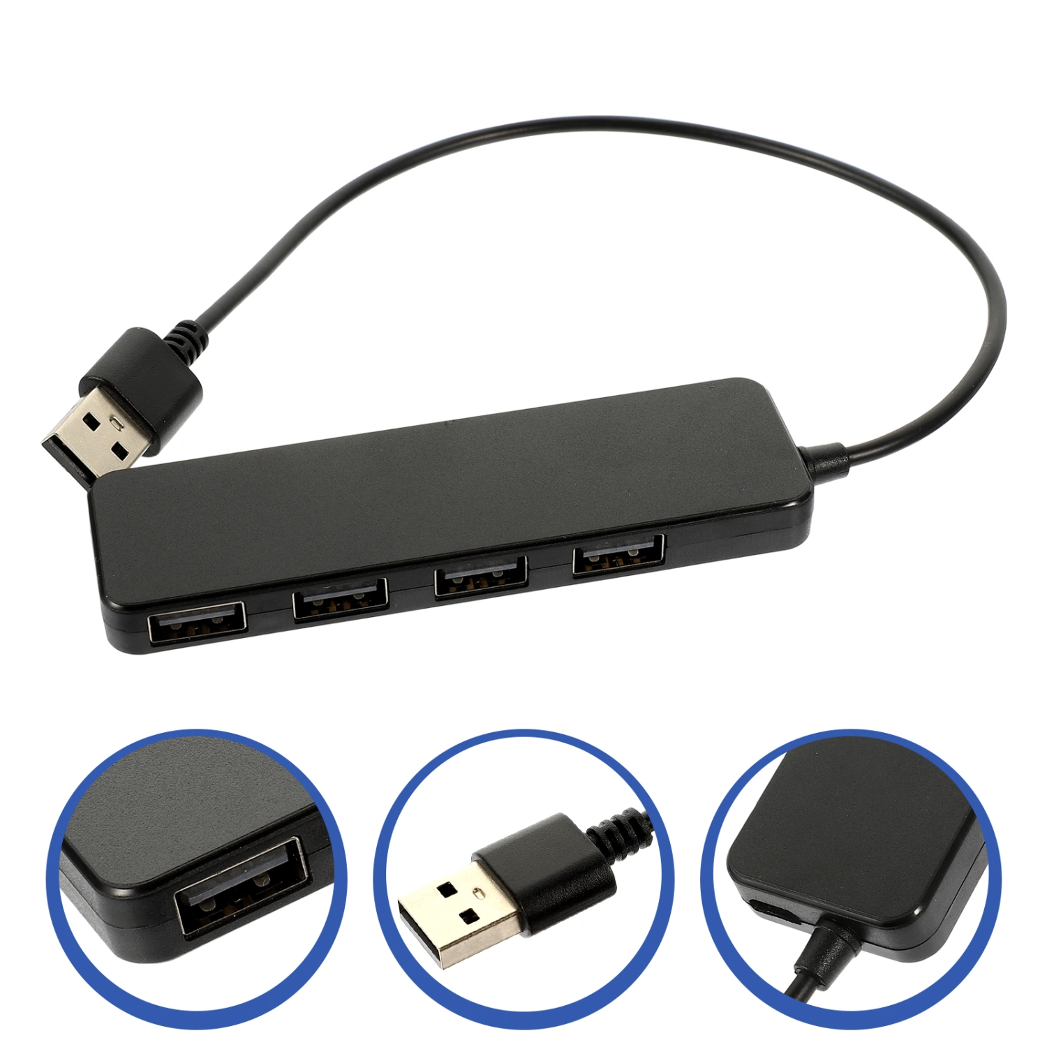 Usb Hub 4 Ports Usb Connector Usb Splitter Port Expander For Laptop Computer