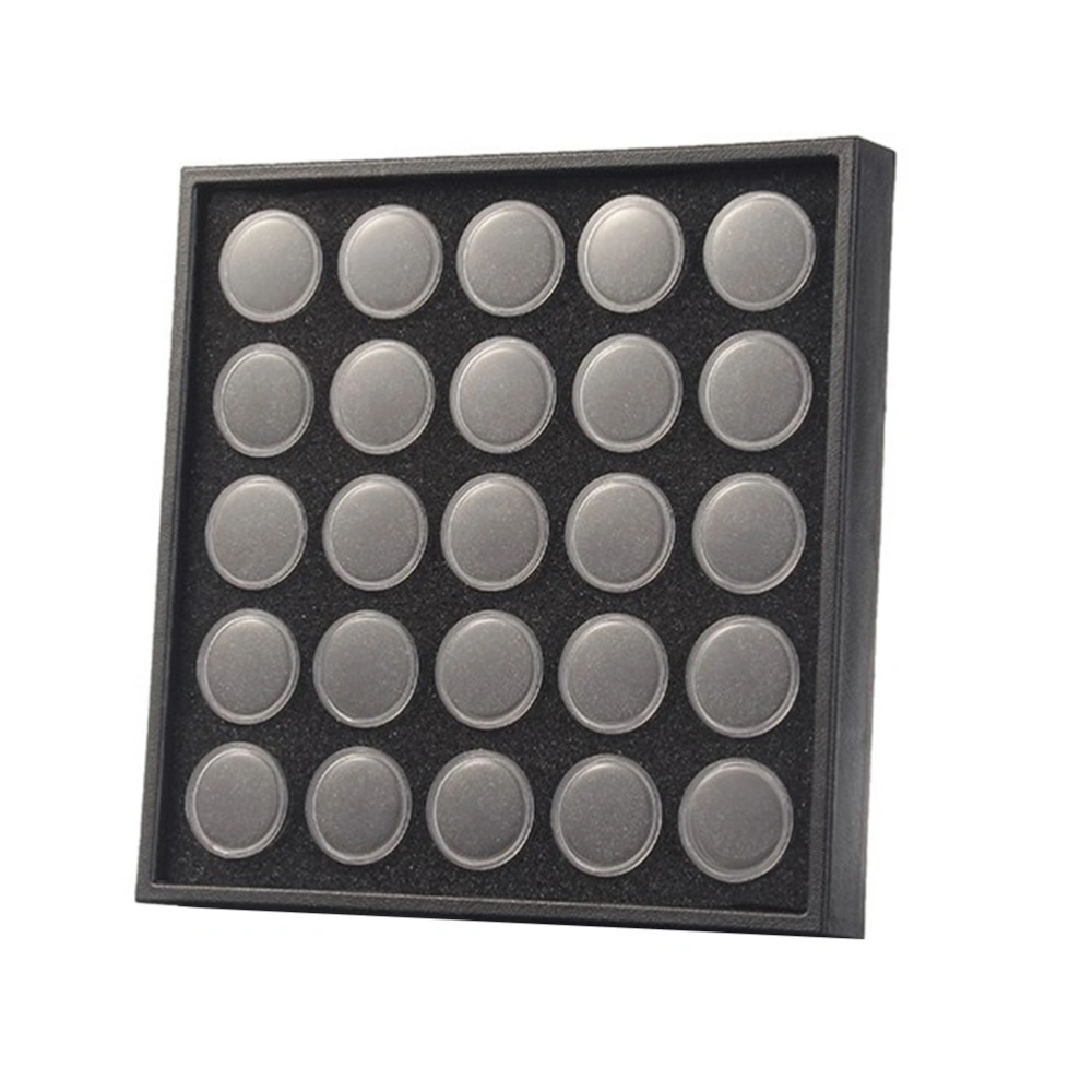 Nail Gems Box Nail Rhinestone Display Box Nail Diamonds Holders (25 Grids)