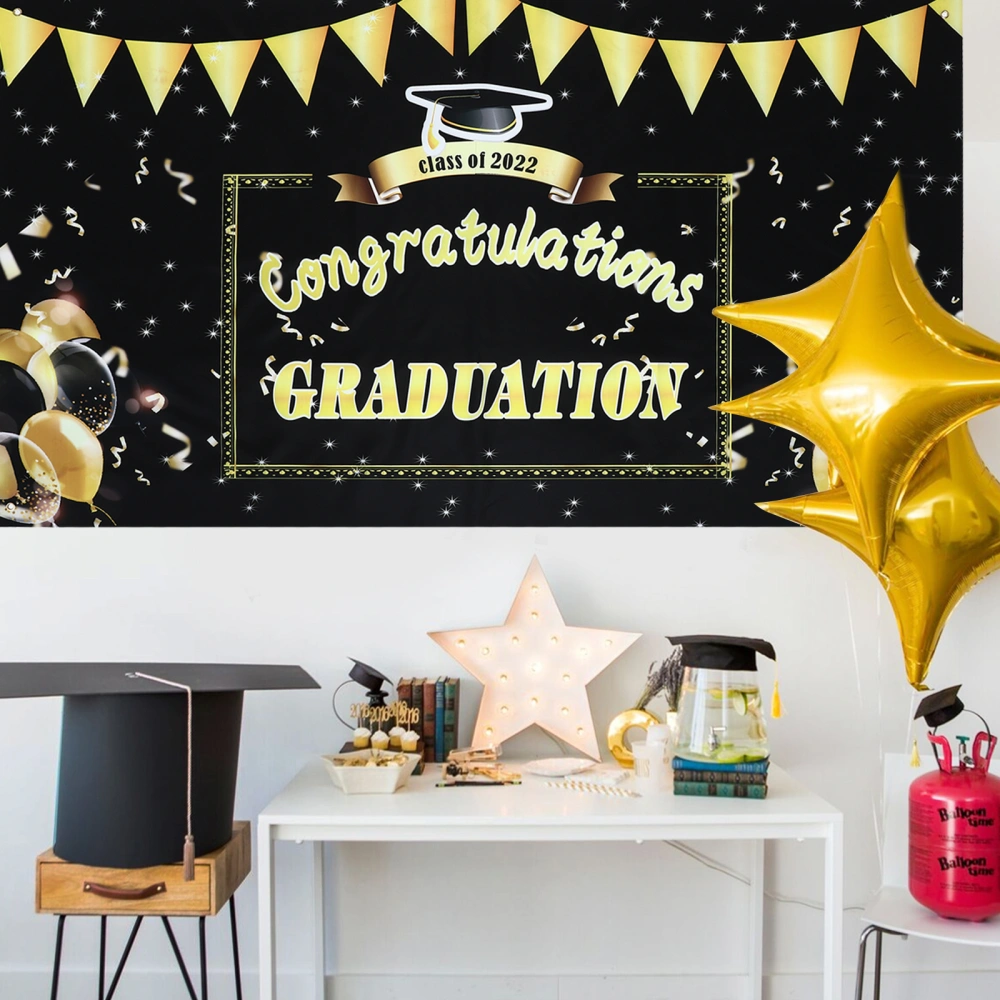 Graduation Background Party Hanging Backdrop Graduation Celebration Banner