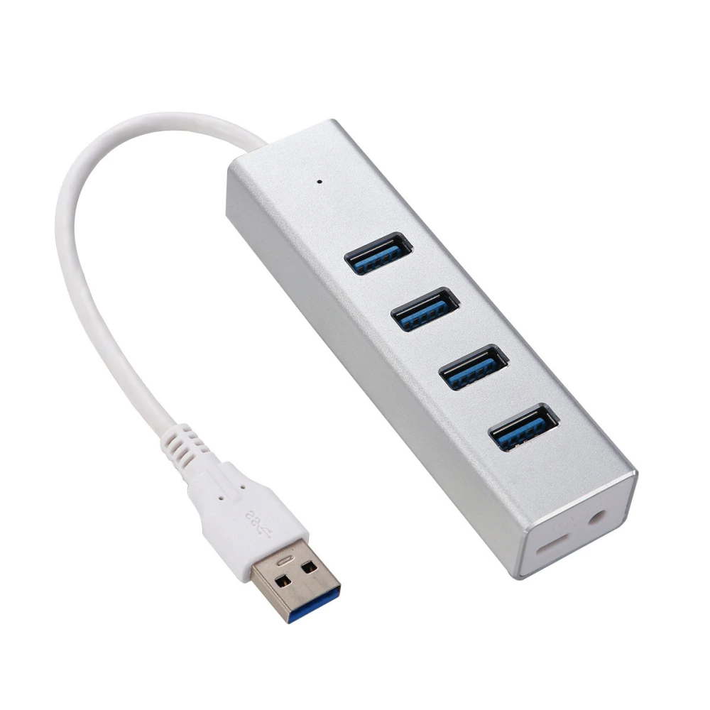 4-Port USB 3.0 to USB 3.0 Portable Data Expansion Hub for PC Laptop (Random Color)