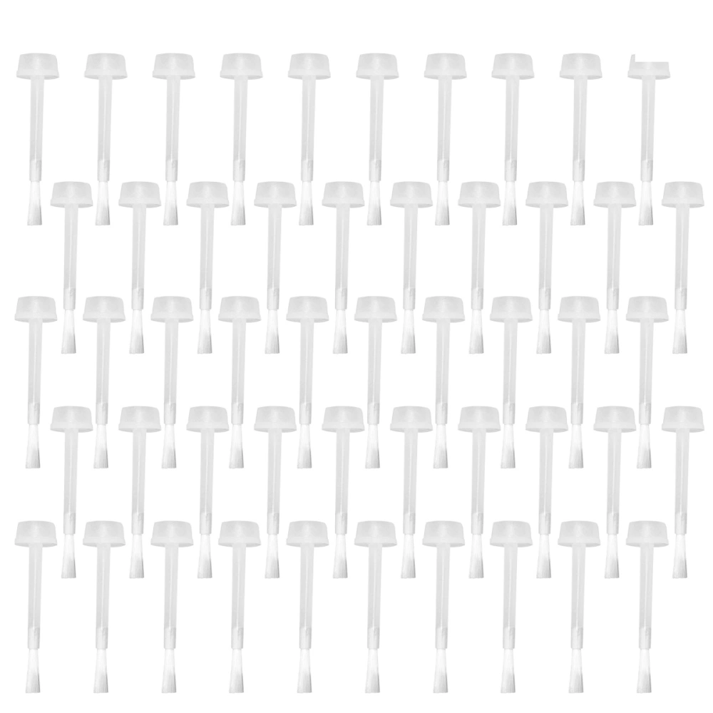 200pcs Nail Polish Brushes Nail Oil Brush Creative Nail Art Tool Practical Nail Brush (Long Round Brush)