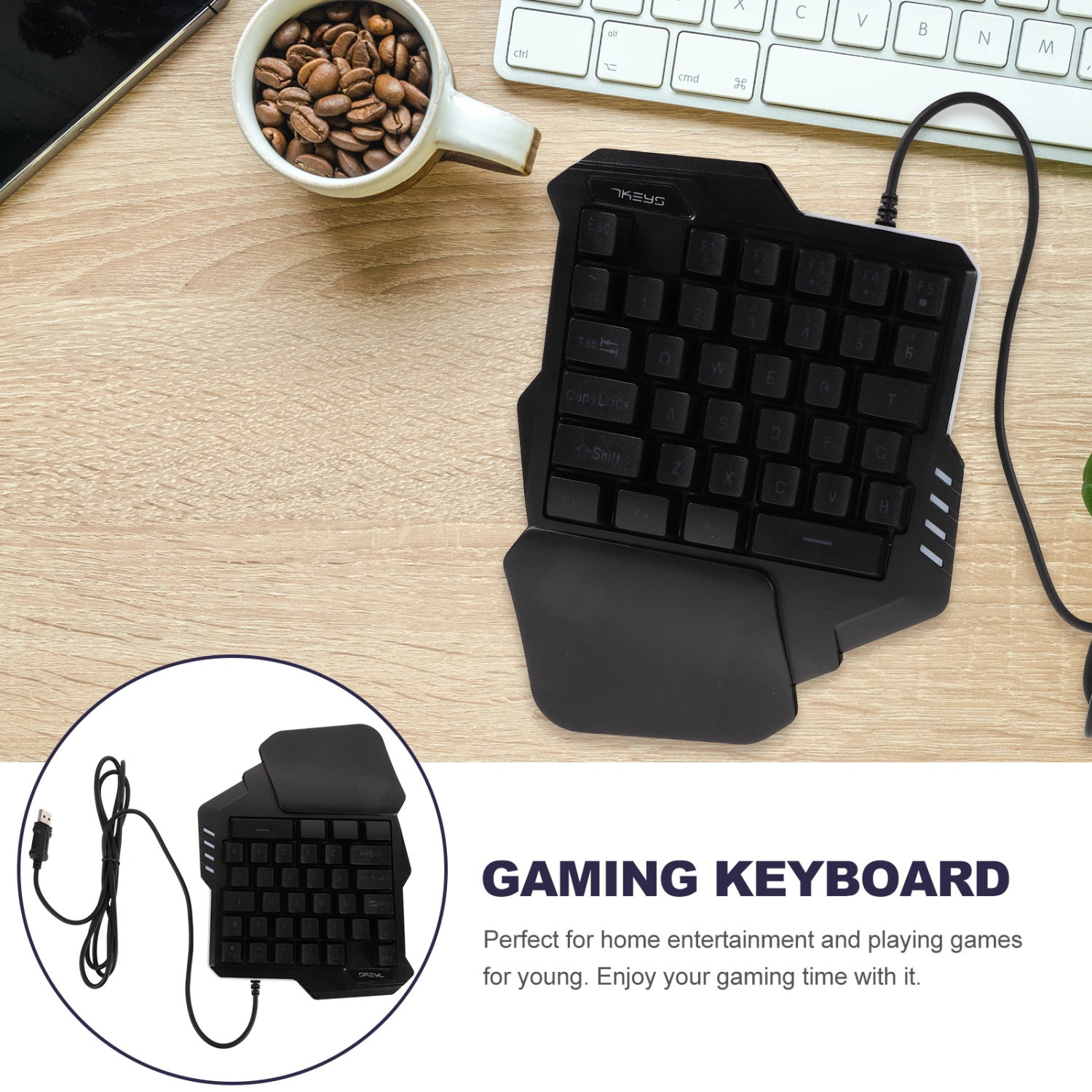 Fashion Gaming Keyboard Backlight Keyboard E-Sport Keyboard Computer Game Keyboard Play Game Keyboard for Home Dorm