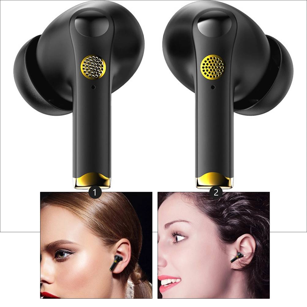 1 Set Automatic Noise Canceler Wireless Earphone Wireless Heavy Bass Earbud