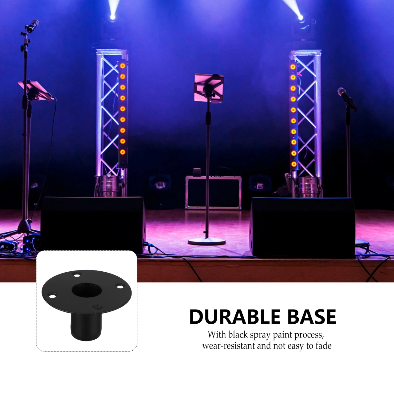 1 PC Speaker Mount Stand Base Replacement Iron Speaker Bracket Accessory