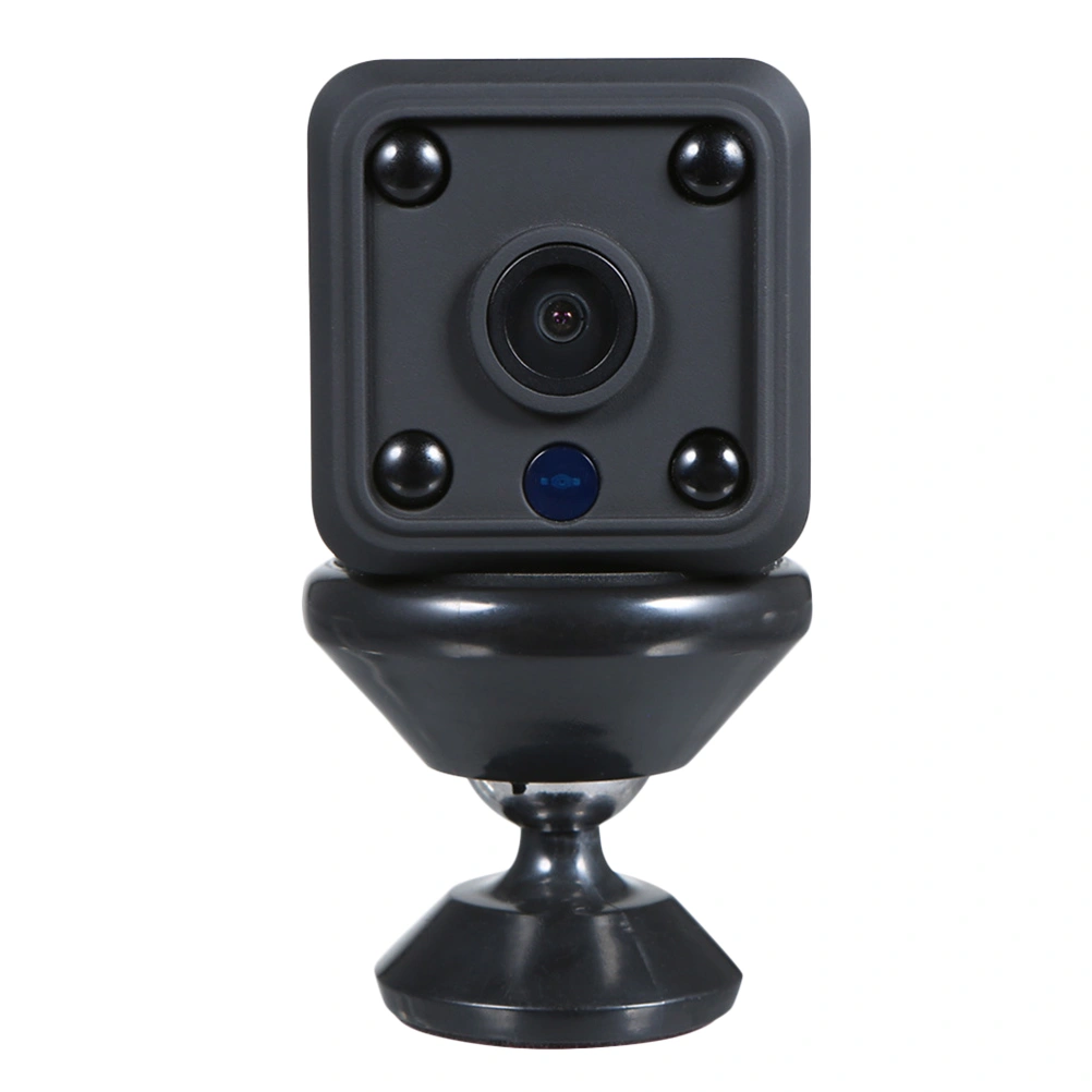 720P 1MP WIFI Mini IP Camera Night Vision Motion Detect Mini Camcorder Loop Video Recorder Built-In Battery Body Cam (Black)