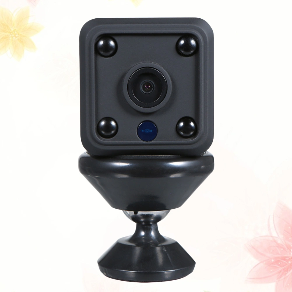 720P 1MP WIFI Mini IP Camera Night Vision Motion Detect Mini Camcorder Loop Video Recorder Built-In Battery Body Cam (Black)