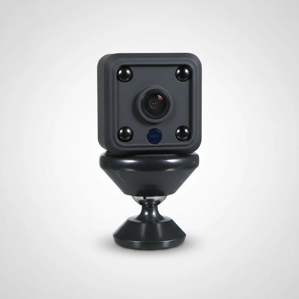 720P 1MP WIFI Mini IP Camera Night Vision Motion Detect Mini Camcorder Loop Video Recorder Built-In Battery Body Cam (Black)