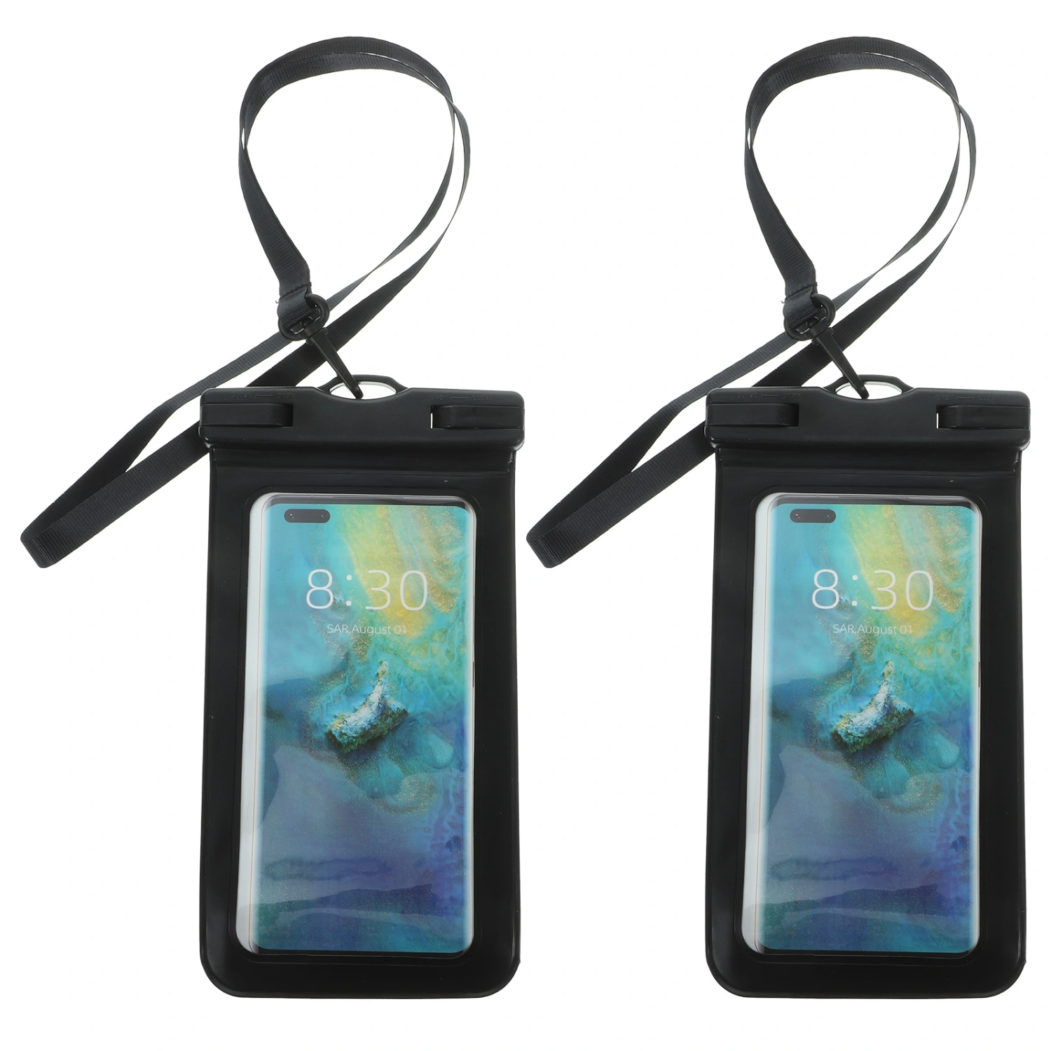 2pcs Cell Phones Bags Water Phone Case Beach Essentials for Swimming Rafting