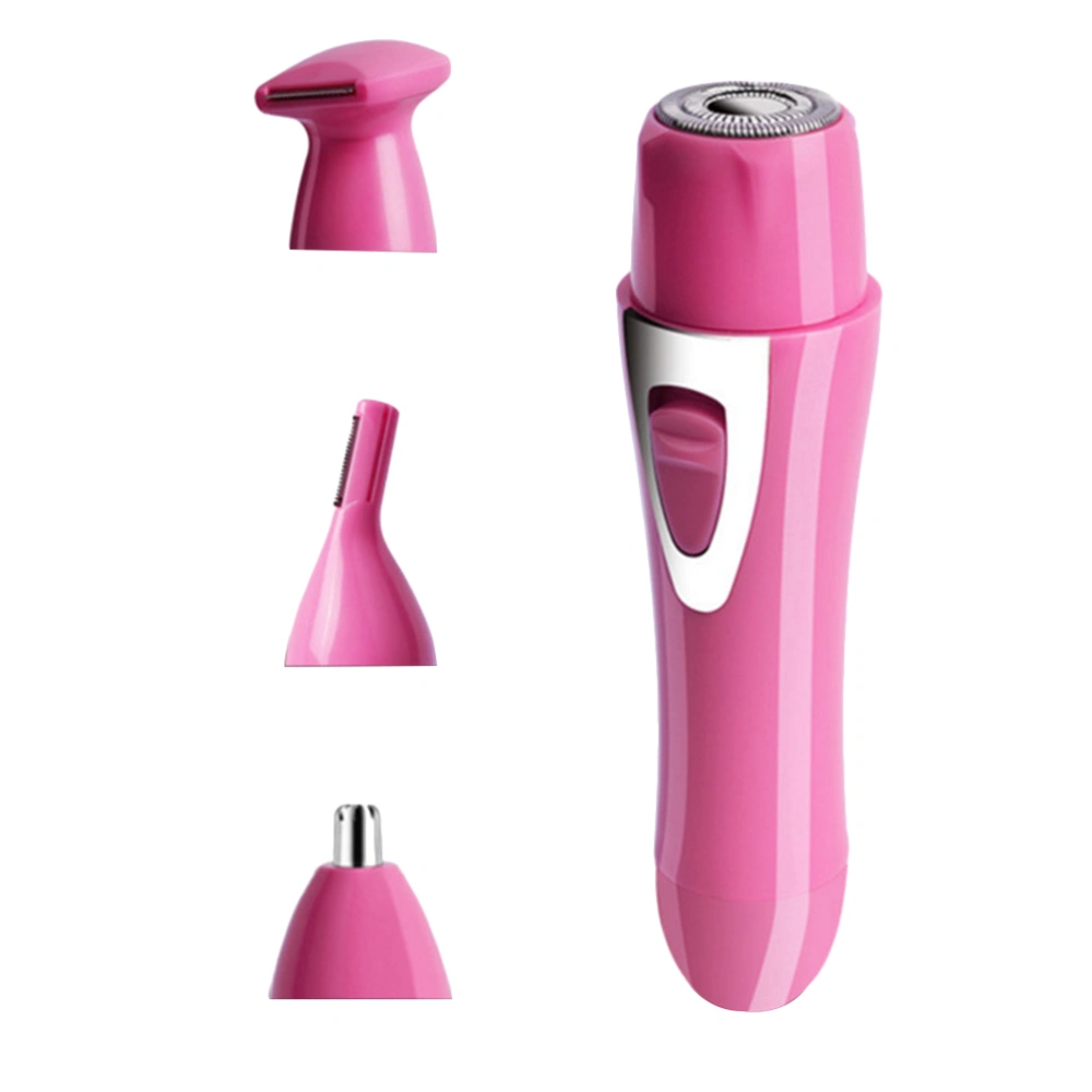 Nose Hair Trimmer Multi Function Trimmer USB Charging Shaver Electric Nose Hair Trimmer (Pink)