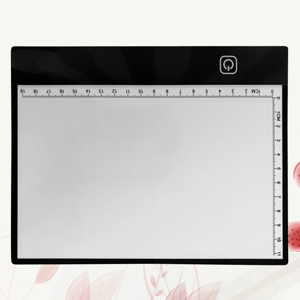 A5 Size Board With Scale Copying Writer Board Simple Drawing Board for Student Shool Home (Three Gears Dimming, with USB Charging Cable)