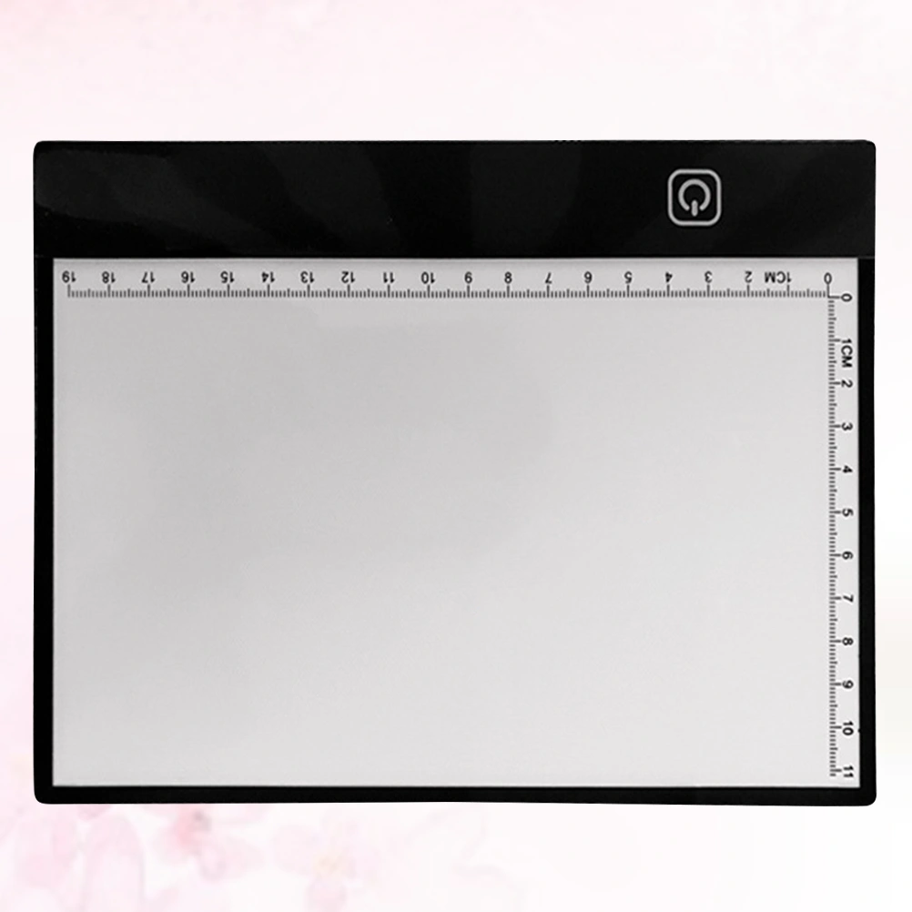 A5 Size Board With Scale Copying Writer Board Simple Drawing Board for Student Shool Home (Three Gears Dimming, with USB Charging Cable)