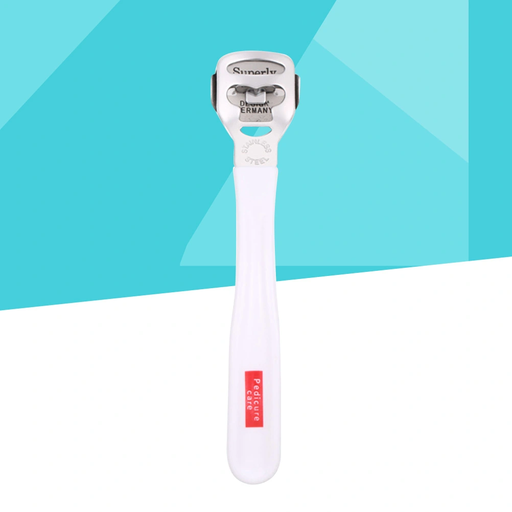 Pedicure Tools Kit Foot Callus Remover Foot File Callus Shaver Refill Tool Set for Dead and Hard Skin Remove (White)