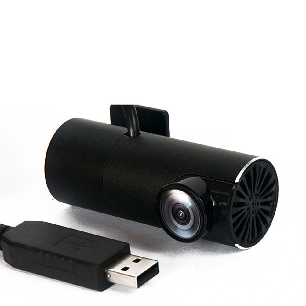 Car Data Recorder 1080P Automobile Dashcam Hidden Monitoring Wide-Angle Recorder (Black)