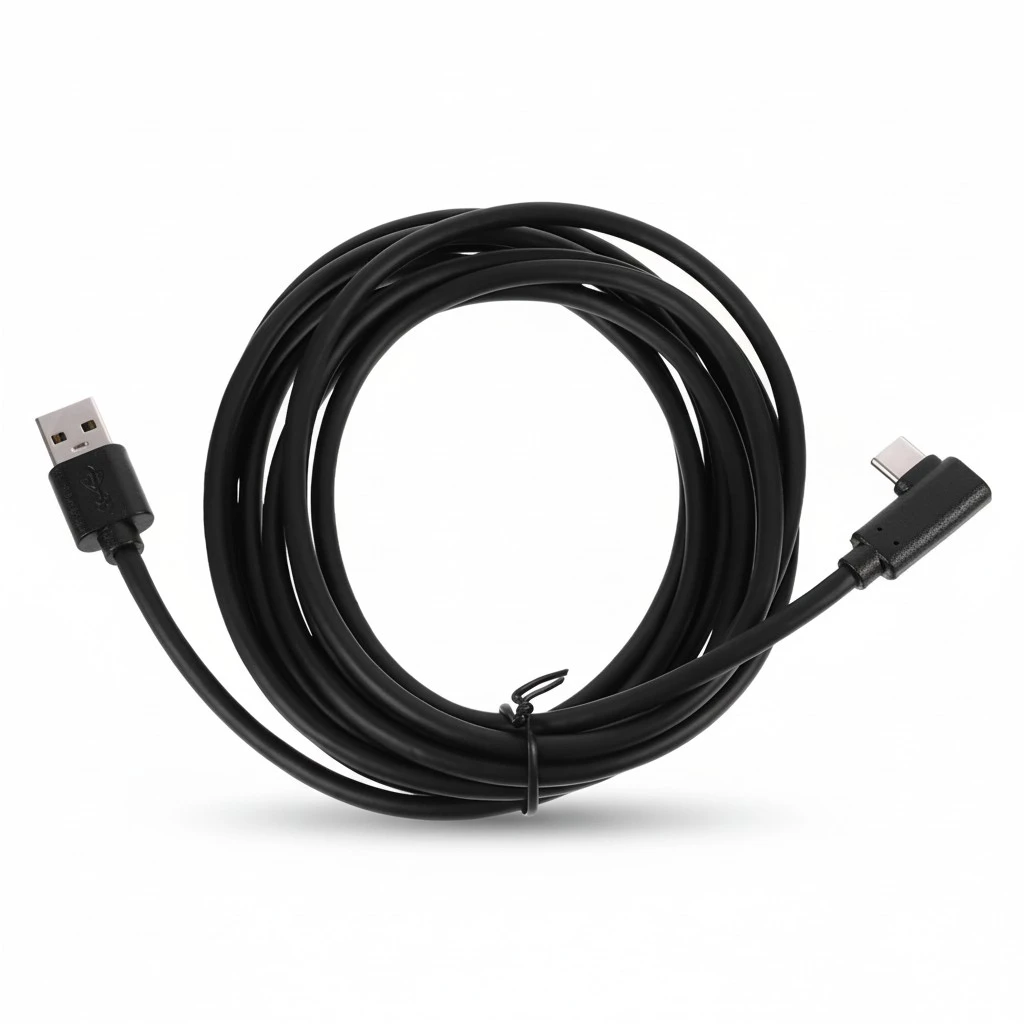 1Pc USB C Cable Type C Cable USB 3.0 to Type C Data Line Elbow Charging Cable