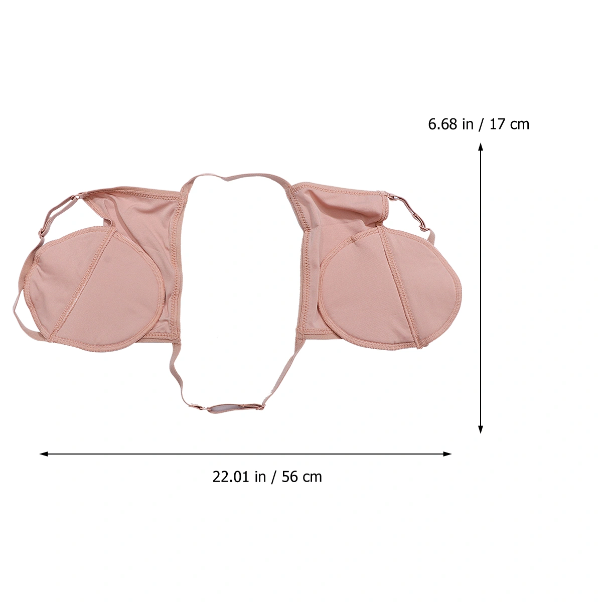 Sweat Absorbent Pad Invisible Armpit Sweat Pads Washable Underarm Sweat Pads