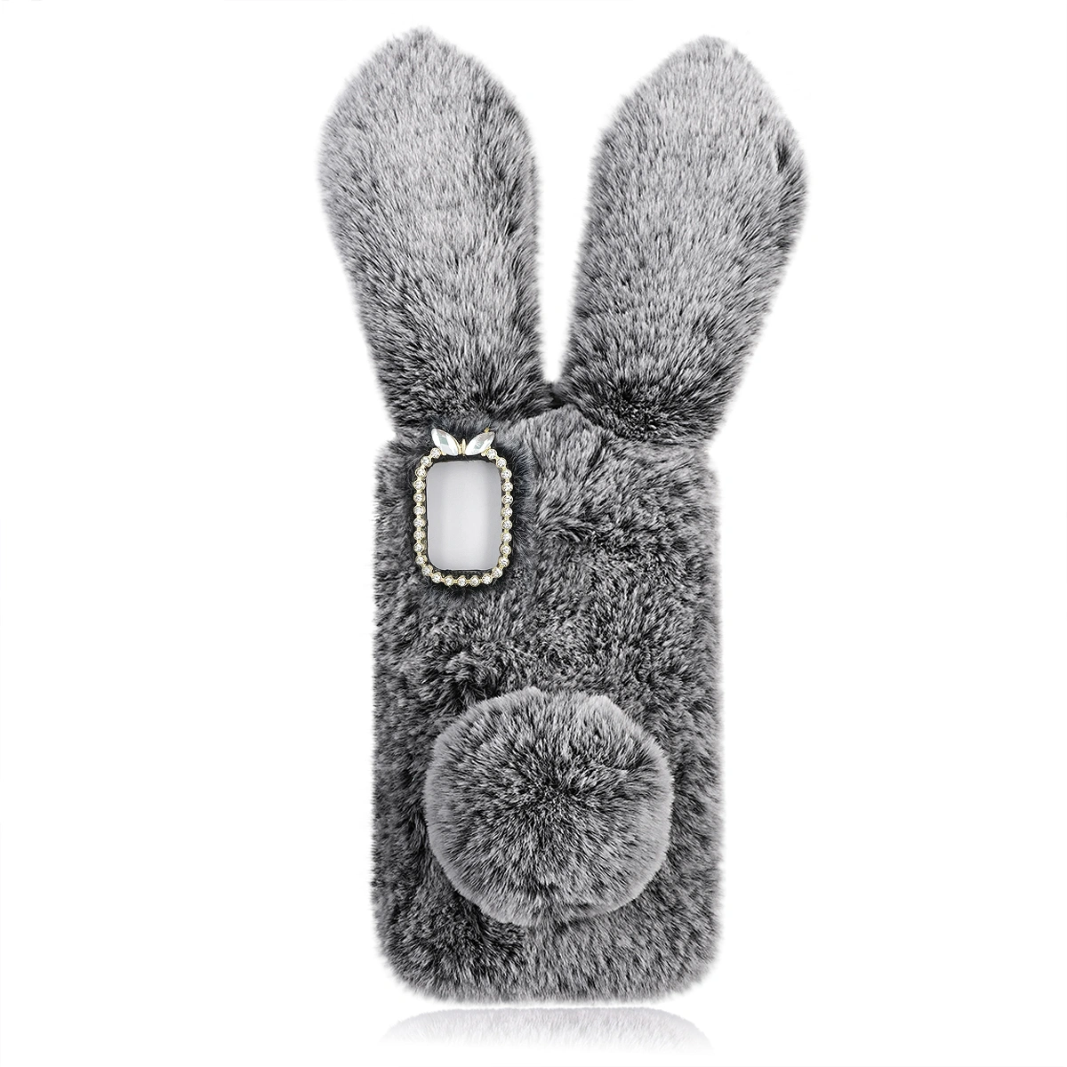 Plush Rabbit Shape Phone Shell Chic Phone Protector Compatible for Moto G Stylus