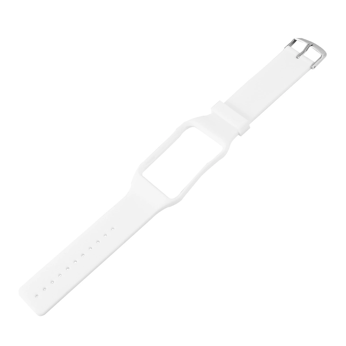 White Smart Watch Wrist Band TPE Watch Strap Compatible for Smart Watch