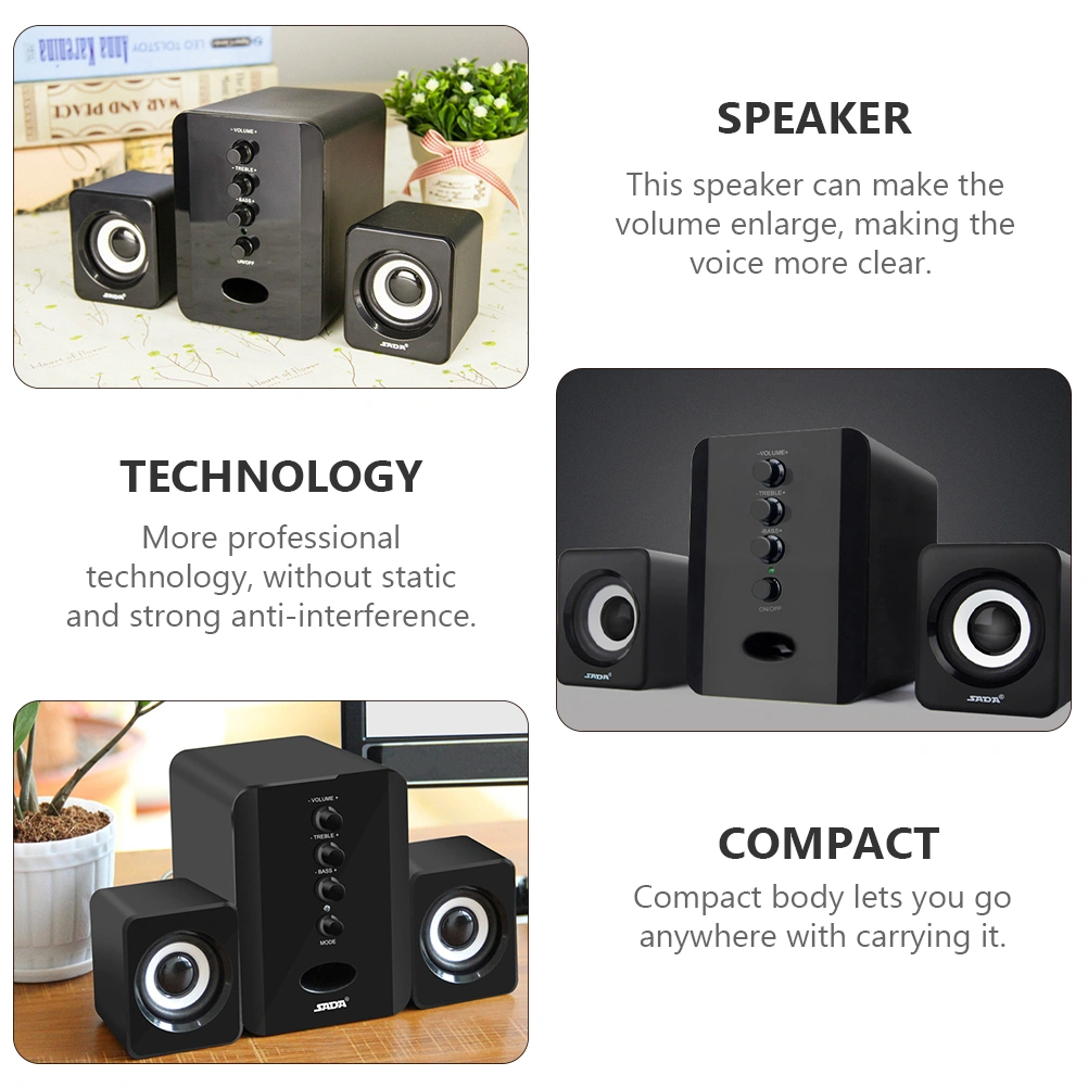 1 Set USB Computer Phone Desktop Speaker Professional Compact Computer Speaker