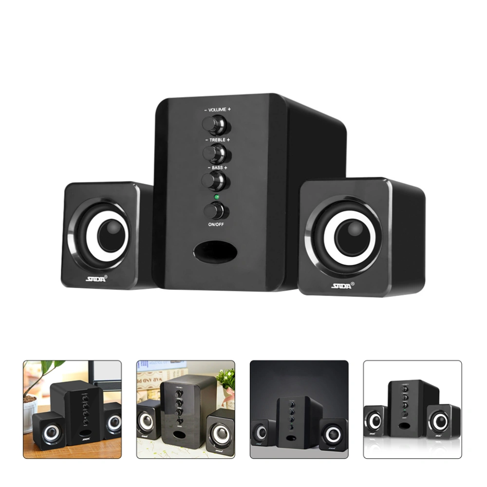 1 Set USB Computer Phone Desktop Speaker Professional Compact Computer Speaker