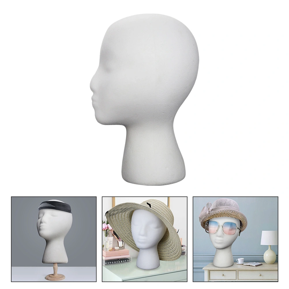 1pc Mannequin Head Model Female Head Model Display Wig Head Model for Salon Shop