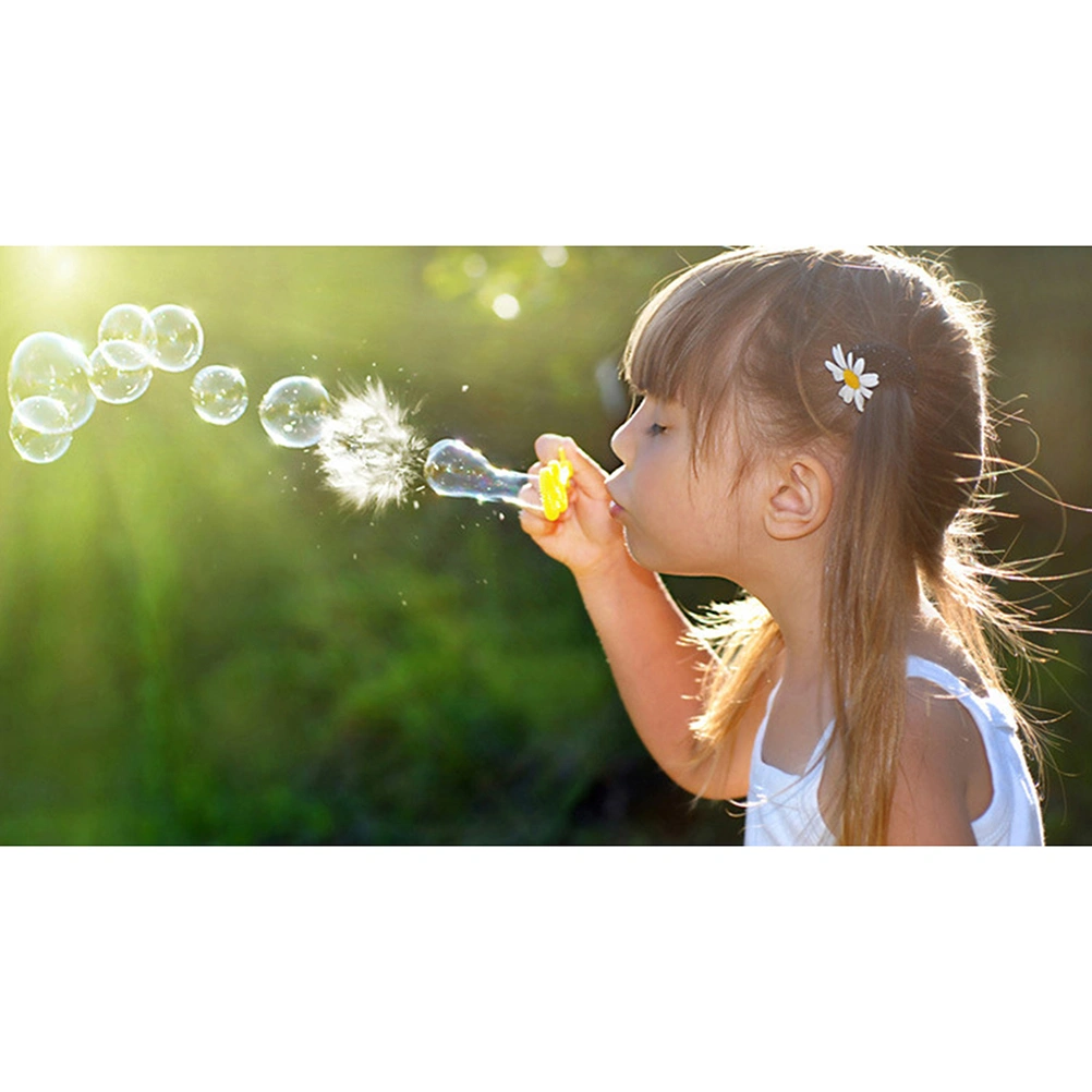 6 Pcs Bubble Wand Tool Bubble Maker Blower Set for Kids Children Fun Toys (Random Color)