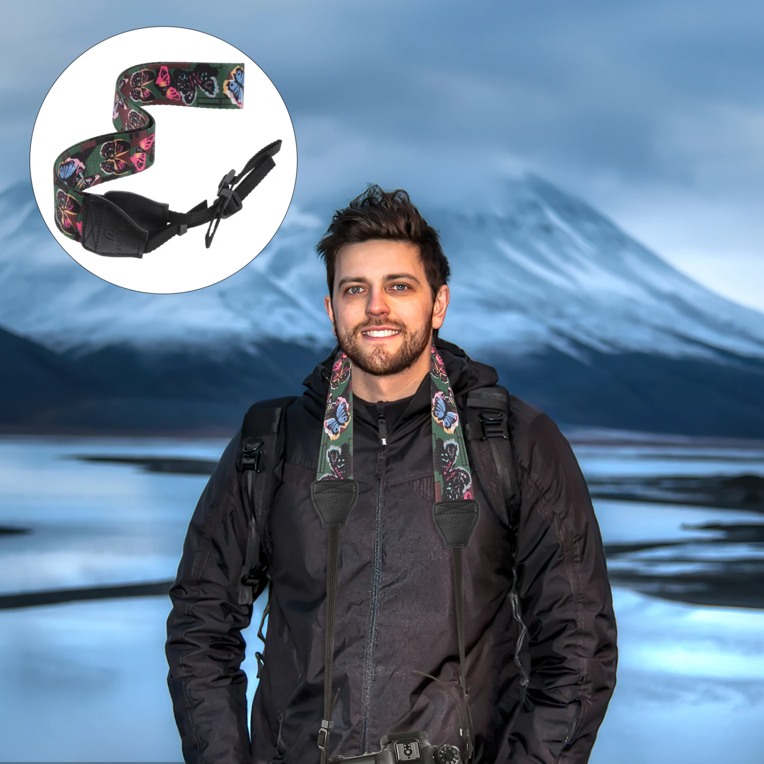 Camera Strap DSLR Camera Shoulder Strap Neck Strap Camera Sling Strap for Photographers