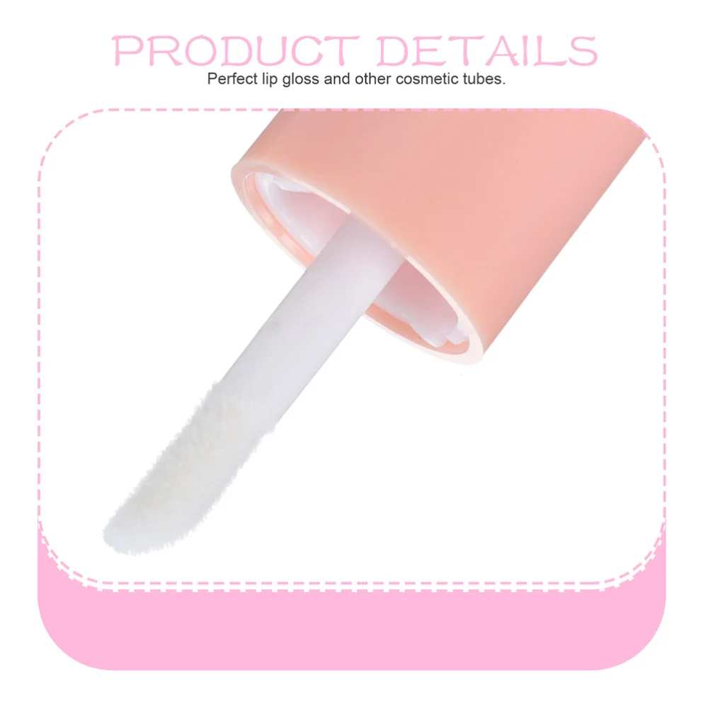 8Pcs DIY Lip-glaze Lip Tubes Women Lip Honey Empty Tubes Travel Lip Gloss Tubes