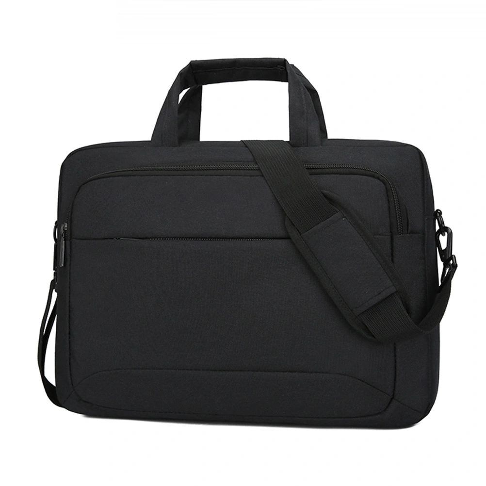14 Inch Computer Bag Shoulder Bag Portable Laptop Bag Men And Women Business Briefcase(Black)