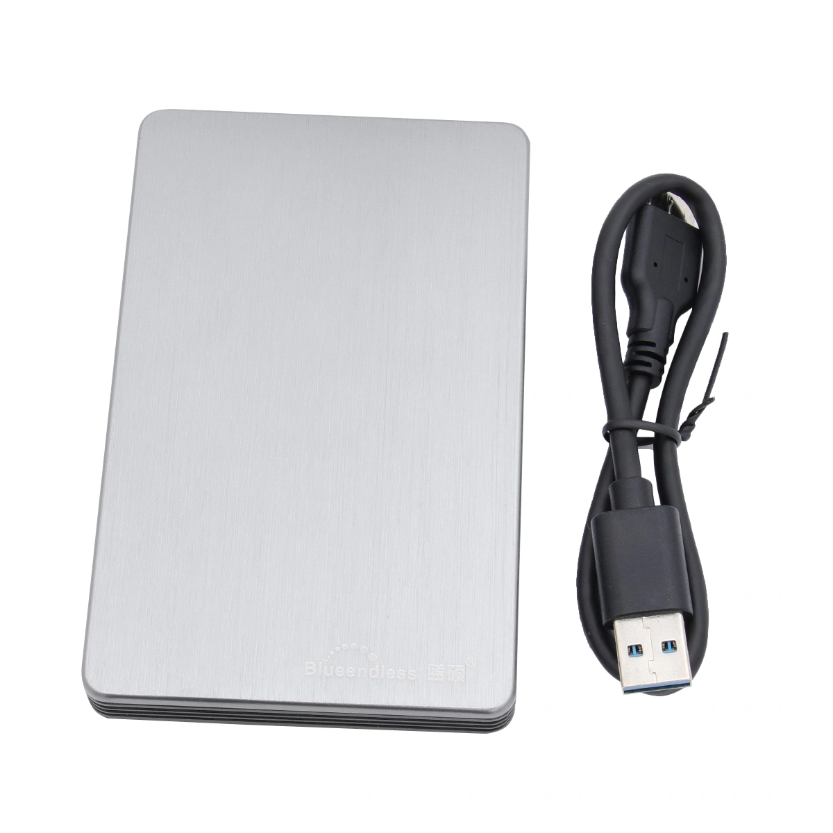 1PC Mobile Hard Disk Laptop External Hard Disk USB3.0 Laptop Hard Disk 2.5-inch Ultra-thin Laptop External Hard Disk Black 250G