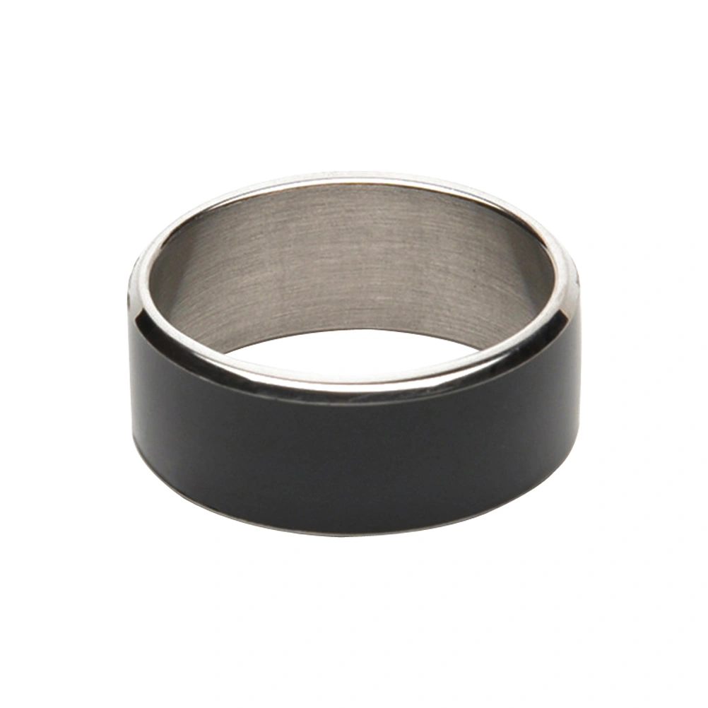 R3 Smart Ring MJ02 Finger Ring Waterproof Dust-proof Fall-proof for NFC Mobile Phone Android Smartphone (Black#12)