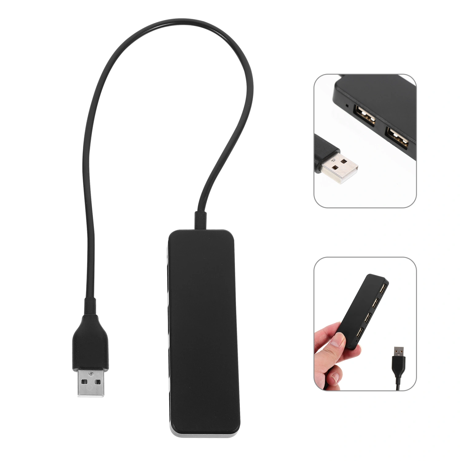 1pc 4 Port USB HUB High Speeds USB 2.0 Hub Multi USB Port Splitter Hub