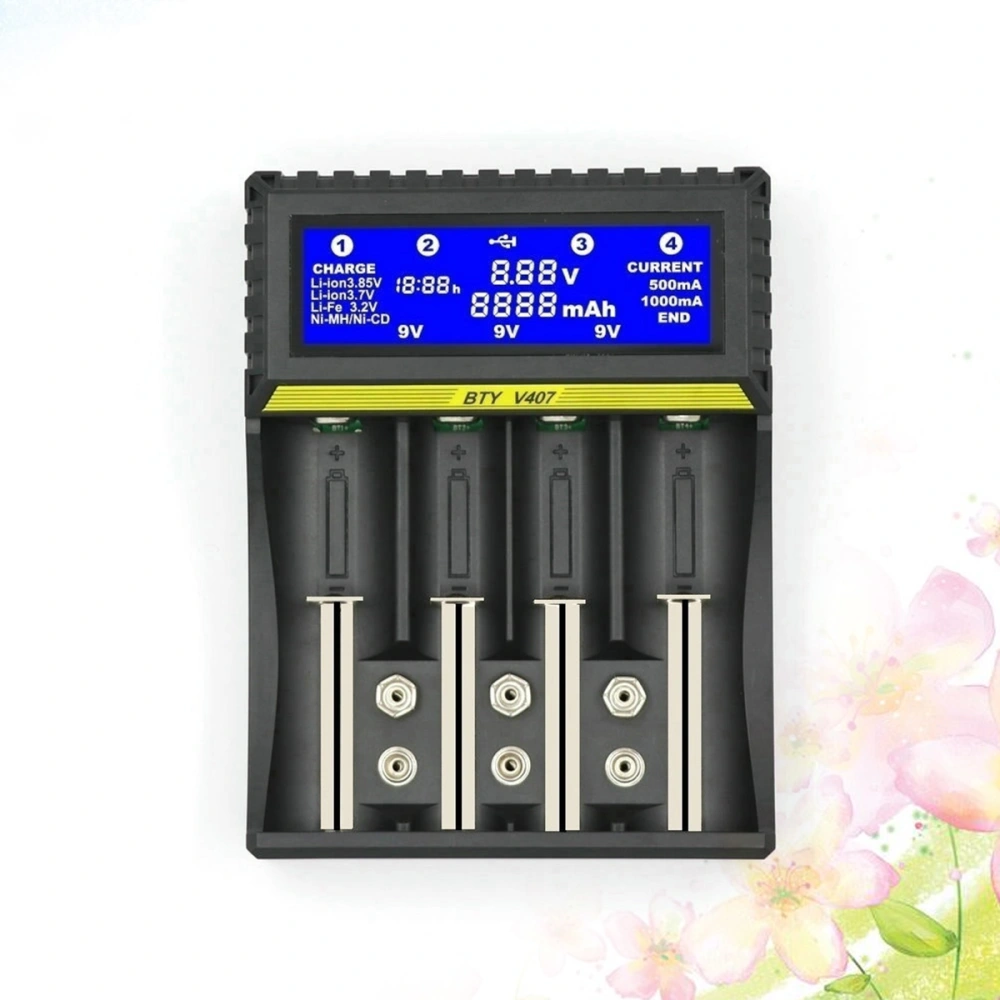 Multi-function Lithium-ion Battery AA AAA 18650 9v Battery Charger